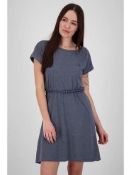 Alife and kickin Sukienka "Nora" w kolorze granatowym rozmiar: XS. Niebieskie sukienki damskie Alife and Kickin, bez wzorów, ze skóry, bez ramiączek. Za 69.99 zł.