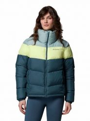 Columbia Kurtka zimowa "Puffect II" w kolorze niebieskim rozmiar: S. Niebieskie kurtki damskie Columbia, na zimę, s, bez wzorów, z puchu, bez kaptura. Za 354.95 zł.