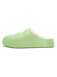 Avispas Klapki "Simson" w kolorze zielonym rozmiar: 40. Zielone klapki damskie Avispas, bez wzorów, z materiału, bez obcasa, bez zapięcia. Za 104.99 zł.