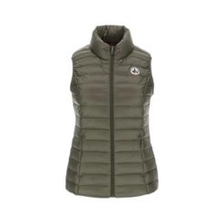 Damska kurtka bez rękawów JOTT Seda. Zielone kurtki damskie jott, s, bez wzorów, z materiału, bez kaptura. Za 318.99 zł.
