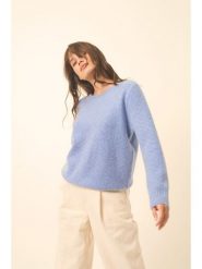 Just Cashmere Kaszmirowy sweter "Cetan" w kolorze błękitnym rozmiar: M. Niebieskie swetry klasyczne damskie Just Cashmere, m, z kaszmiru, bez kołnierzyka. Za 826.99 zł.