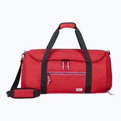 Torba podróżna American Tourister Duffle Zip. Czerwone torby sportowe American Tourister, bez wzorów. Za 159.99 zł.