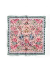 Lucky Bees Chusta w kolorze jasnoróżowo-zielonym - 55 x 55 cm rozmiar: onesize. Różowe chusty damskie Lucky Bees, bez wzorów, z materiału. Za 30.99 zł.