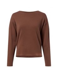 S.Oliver Bluza Kobiety Bawełna brązowy, 38. Brązowe bluzy damskie S.Oliver, s, bez wzorów, z bawełny, bez kaptura. Za 139.95 zł.