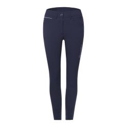 Damskie spodnie jeździeckie z pełnym lejem Cavallo Cayenne. Niebieskie spodnie sportowe damskie CAVALLO, bez wzorów, do jazdy konnej. Za 590.00 zł.