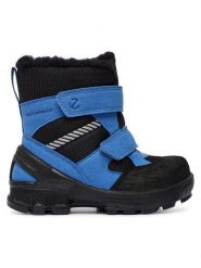 ECCO Śniegowce Biom Hike Infant 75362161868 Niebieski. Niebieskie buty zimowe chłopięce ECCO, z materiału, bez zapięcia. Za 359.99 zł.