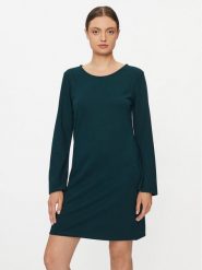 Vila Sukienka codzienna Armerone 14086118 Zielony Regular Fit. Zielone sukienki damskie Vila, bez wzorów, z syntetyku, bez ramiączek. Za 79.99 zł.