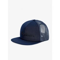 Czapka z daszkiem Helly Hansen Flatbrim Trucker Cap - navy/navy. Niebieskie czapki z daszkiem damskie Helly Hansen, bez wzorów. Za 119.99 zł.