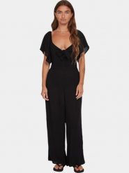 Ogółem kobiety O'Neill Kesia Jumpsuit. Czarne kombinezony damskie O'Neill, na lato, xs, bez wzorów, z materiału, bez kołnierzyka, bez ramiączek. Za 389.00 zł.