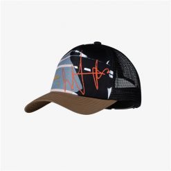 Czapka z daszkiem BUFF TRUCKER CAP MALM MULTI. Czarne czapki z daszkiem damskie Buff, bez wzorów. Za 109.90 zł.