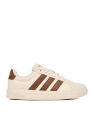 Adidas Sneakersy Streettalk LA4017 Kremowy. Białe obuwie sportowe damskie Adidas, ze skóry, bez zapięcia. Za 279.99 zł.