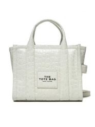 Marc Jacobs Torebka The Croc Embossed Tote Bag H022L01RE22 Écru. Torebki klasyczne damskie Marc Jacobs, ze skóry, bez dodatków. Za 2,019.00 zł.