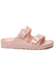 Birkenstock Klapki Arizona EVA 1014614 Różowy. Czerwone klapki damskie Birkenstock, bez wzorów, z syntetyku, bez obcasa, bez zapięcia. Za 189.99 zł.