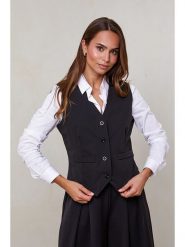 L'armoire de Suzette Kamizelka w kolorze czarnym rozmiar: 34/36. Czarne kamizelki damskie L'armoire de Suzette, l, bez wzorów, bez kaptura. Za 110.55 zł.