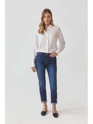 TATUUM Dżinsy "Alana 1" - Slim fit - w kolorze granatowym rozmiar: 42. Niebieskie jeansy damskie TATUUM. Za 206.91 zł.