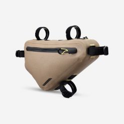 Torba rowerowa do bikepackingu Riverside ADVT 900 S na ramę IPX3 3 l. Brązowe torebki klasyczne damskie ROCKRIDER, z materiału, bez dodatków. Za 219.99 zł.