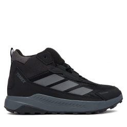 Trekkingi adidas. Czarne obuwie trekkingowe damskie Adidas, bez zapięcia. Za 299.99 zł.