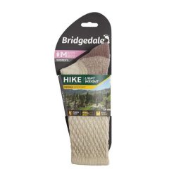 Skarpety do turystyki Bridgedale HIKE LW COM BO LD. Brązowe skarpetki damskie Bridgedale, bez wzorów, z elastanu. Za 98.99 zł.