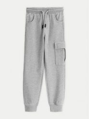 Coccodrillo Spodnie dresowe WC5120102VBA Szary Regular Fit. Szare spodnie dresowe chłopięce COCCODRILLO, z bawełny. Za 49.90 zł.