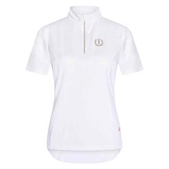 Koszulka damska Imperial Riding Tech Top Irhspeedy. Białe koszulki sportowe damskie IMPERIAL RIDING, bez wzorów, bez ramiączek, do jazdy konnej. Za 231.50 zł.