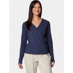 Koszulka Damska Columbia Boundless Days V-Neck. Niebieskie koszulki damskie Columbia, xl, bez wzorów, bez kołnierzyka, bez ramiączek. Za 239.00 zł.