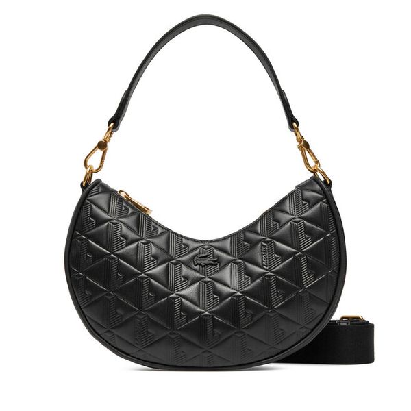 Torebka Lacoste. Czarne torebki klasyczne damskie Lacoste, bez dodatków. Za 539.99 zł.