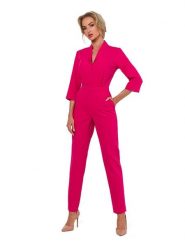 Made of emotion Kombinezon w kolorze różowym rozmiar: S. Różowe kombinezony damskie Made Of Emotion, s, bez wzorów, bez kołnierzyka, bez ramiączek. Za 222.99 zł.