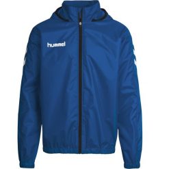 Kurtka ortalionowa sportowa dla dorosłych Hummel Core Spray Jacket. Niebieskie kurtki sportowe damskie Hummel, xl, bez wzorów, bez kaptura. Za 130.00 zł.