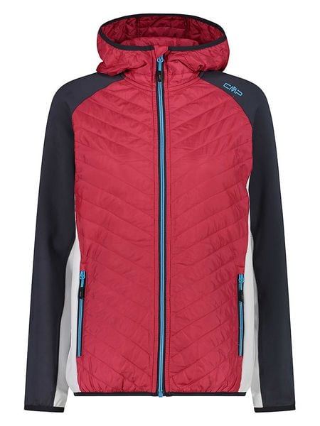 CMP Kurtka hybrydowa w kolorze czarno-czerwonym rozmiar: 34. Czarne kurtki sportowe damskie CMP, bez wzorów, z materiału, bez kaptura. Za 83.22 zł.