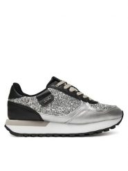 Liu Jo Sneakersy Evelyn 915 BF5057 EX015 Srebrny. Szare obuwie sportowe damskie Liu Jo, z tworzywa sztucznego, bez zapięcia. Za 539.99 zł.