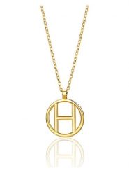 Revoni Złoty naszyjnik z zawieszką - dł. 42 cm rozmiar: onesize. Żółte naszyjniki damskie Revoni, złote. Za 524.62 zł.