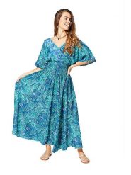 Aller Simplement Sukienka w kolorze niebieskim rozmiar: 34-40. Niebieskie sukienki damskie Aller Simplement, bez wzorów, klasyczne, bez ramiączek. Za 78.99 zł.