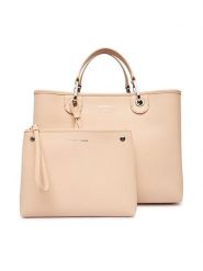 Emporio Armani Torebka EW000360 AF12036 M1332 Beżowy. Brązowe torebki klasyczne damskie Emporio Armani, ze skóry, bez dodatków. Za 1,339.00 zł.