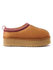 Mandel Botki "Ria" w kolorze jasnobrązowym rozmiar: 39. Brązowe botki damskie Mandel, z materiału, bez obcasa, bez zapięcia. Za 169.45 zł.