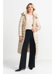 Rich & Royal Płaszcz pikowany w kolorze beżowym rozmiar: 42. Brązowe płaszcze damskie Rich & Royal, bez wzorów, bez kaptura. Za 482.03 zł.