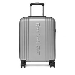 Walizka kabinowa Reebok. Szare walizki Reebok, bez wzorów. Za 279.99 zł.