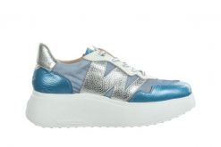Sneakersy Wonders A-3622 Lagoon 138015, Niebieski, Skóra naturalna - 41. Niebieskie obuwie sportowe damskie Wonders, ze skóry, bez zapięcia. W wyprzedaży za 404.10 zł.