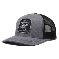 Czapka Trucker - 6 paneli / Dorośli / Jeden rozmiar (Szary/Czarny). Fioletowe czapki damskie SURF MONKEY, z aplikacjami, z bawełny. Za 159.95 zł.