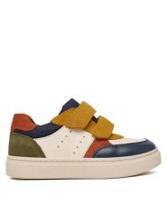 Geox Sneakersy B Nashik Boy B465NC 0CL22 C0763 S Kremowy. Białe buty sportowe chłopięce Geox, ze skóry, bez zapięcia. Za 269.99 zł.