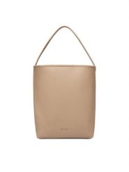 GINO ROSSI Torebka C-LDA8552 Beżowy. Brązowe torebki klasyczne damskie Gino Rossi, z materiału, bez dodatków. Za 229.99 zł.