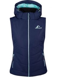 Westfjord Kamizelka funkcyjna "Krafla XT" w kolorze granatowo-miętowym rozmiar: XL. Niebieskie kamizelki damskie Westfjord, m, bez wzorów, bez kaptura. Za 182.95 zł.