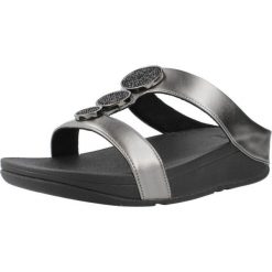 Sandały Fitflop Model Halo Bead Circle Kolor Szary. Szare sandały damskie Flip Flop, bez wzorów, z syntetyku, bez obcasa, bez zapięcia. Za 572.50 zł.