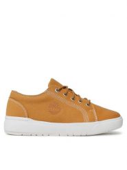 Timberland Sneakersy Seneca Bay TB0A5TDV7631 Brązowy. Brązowe buty sportowe chłopięce Timberland, z materiału, bez zapięcia. Za 199.99 zł.