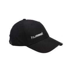 Czapka z daszkiem Hummel Basic Cap r. uniwersalny 089066. Czarne czapki z daszkiem damskie Hummel, bez wzorów. Za 69.00 zł.
