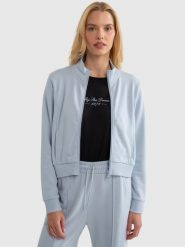Bluza damska rozpinana błękitna Chitasana 401/ Chitasanap 401. Niebieskie bluzy damskie Big Star, l, bez wzorów, z dzianiny, bez kaptura. W wyprzedaży za 139.99 zł.