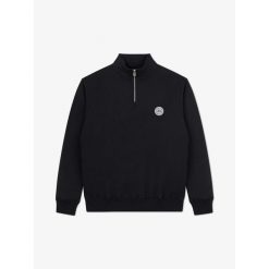 MANTO bluza CIRCLE czarna. Czarne bluzy damskie MANTO, bez wzorów, bez kaptura. Za 279.00 zł.