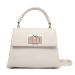 Torebka Furla. Białe torebki klasyczne damskie Furla, bez dodatków. Za 1,719.00 zł.