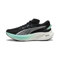 Damskie buty do biegania Puma Deviate Nitro 3. Czarne obuwie sportowe damskie Puma, bez zapięcia, do biegania. W wyprzedaży za 651.50 zł.