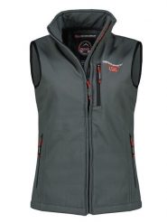 Geographical Norway Kamizelka softshellowa "Vacer" w kolorze szarym rozmiar: M. Szare kamizelki damskie Geographical Norway, m, bez wzorów, bez kaptura. Za 109.00 zł.