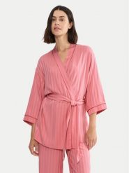 Triumph Szlafrok Amourette Jacquard 10227267 Różowy Regular Fit. Czerwone szlafroki damskie Triumph, bez wzorów, z wiskozy, bez kaptura. Za 179.99 zł.